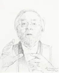 Portrait of Lord Attenborough by Bryan Organ, sold Oct 2015