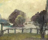 The Thames, Richmond by Ronald Ossory Dunlop Nea, Ara, Rba, sold Oct 2015