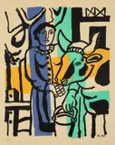 La vachère by Fernand Léger, 1953, Farblithographie auf Arches-Velin, sold May 2011