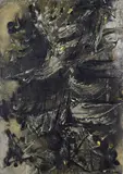Otto Greis, o.T., 1954, Öl auf Leinwand