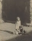 Jaromír Funke, Ohne Titel (Spielende Kinder). Frühe 1920er Jahre, Vintage. Silbergelatineabzug