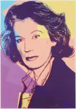 Andy Warhol, Mildred Scheel, 1980, Farbserigraphie und Diamantstaub auf Velin