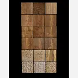 Nori Morimoto, Eighteen small wall-hanging sculptures