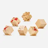Nori Morimoto, Six tabletop cube sculptures