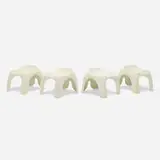 Stacy Dukes, Efebo stools, set of four, c. 1965, molded plastic