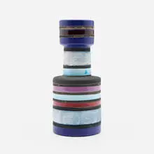 Cambogia vase by Aldo Londi, 1959, glazed stoneware, sold Jan 2024