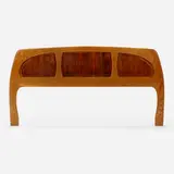 Bruce McQuilkin, Queen-size headboard, 1977, koa, oak