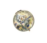 Georges Rouault, Clown, 1908, watercolour on ceramic bonbonnière with metal setting