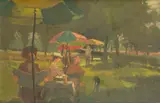 Edward Middleditch, People in a park