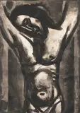 Georges Rouault, Jesus sera en agonie jusqu'a la fin du monde (Chapon Rouault 88), Aquatint, 1926, on wove