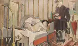 Nude in an interior by Geoffrey Tibble, sold Oct 2015