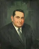 Portrait of a man in suit by 20th Century School, indistinctly signed and dated '65' (lower left), oil on canvas, offered Oct 2015