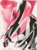 Karl Otto Götz, Tilphen IV, 1995, Gouache auf Velin