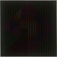 Karel Novosad, Ohne Titel, 1971, Gouache über Bleistift auf dünnem Karton, auf Karton montiert
