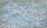Gerda Lepke, Morgenhimmel, 1980, Öl auf Nessel