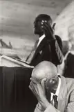 Two Figures, Arkadelphia, Alabama (Preacher) by Elliott Erwitt, 1954, Späterer Silbergelatineabzug, sold Dec 2021