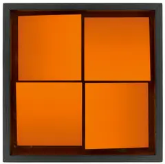 Klaus Staudt, Ohne Titel (MI III OR 478), 1969, Objektkasten: Holz, Acrylglas und Karton