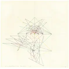 Ohne Titel by Karel Novosad, 1976, Gouache und Bleistift auf festem Papier, sold Dec 2020
