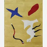 Wall-hanging tapestry by Joan Miró, Spain / USA, sold Sep 2018