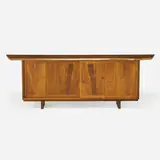 Fine Sliding Door Cabinet by Mira Nakashima, Nakashima Studio, sold Sep 2018
