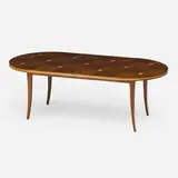 Fine and rare dining table by Tommi Parzinger, Parzinger Originals, sold Sep 2018