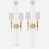 Pair of sconces by Tommi Parzinger, sold Sep 2018