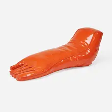 Nicola L, Orange Foot Sofa, France