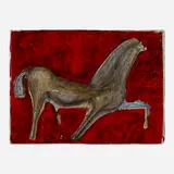 Untitled (panel) by Carlo Zauli, c. 1955, glazed earthenware, sold Jan 2024