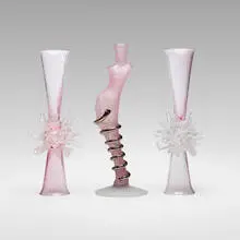 Borek Sipek, Collection of glassware, c. 1995, hand-blown glass