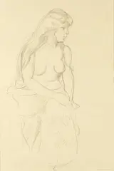 Matthew Smith, Seated female nude