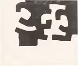 Hommage à Joan Prats by Eduardo Chillida, 1975, Holzschnitt auf China, sold Jul 2020
