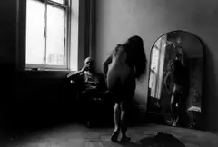 Aus der Sequenz „For Balthus by Duane Stephen Michals, 1967, Vintage. Silbergelatineabzug, sold May 2018