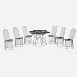 John Risley, Table and set of six chairs