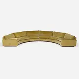 Milo Baughman, Sectional sofa and two sofa tables, Thayer Coggin