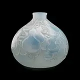 "Courges" vase by René Lalique, France, sold Sep 2018