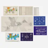 Buckminster Fuller, Ephemera, offset lithograph, offset lithograph in colors