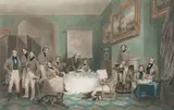 Sir Francis Grant Ra, The Melton Breakfast The Melton Breakfast, hand coloured aquatint