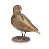 Geoffrey Dashwood, Woodcock,  standing on a circular base, bronze