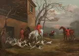 Releasing the Hounds by Edward Walter Webb, oil on canvas, offered May 2015
