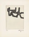 Burni Bizitu I by Eduardo Chillida, 1967, Aquatinta auf Velin, sold Dec 2017