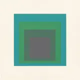 Josef Albers, O-G, 1967, Farbserigrafie auf leichtem Karton