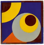 Zonnebloemen by Louise (Lou) Loeber, 1928, Öl auf Pappe, sold Jun 2016