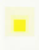 Aus: „Hommage au Carré by Josef Albers, 1964, Farbserigraphie auf einem gefalteten Bogen Papier, sold Aug 2023