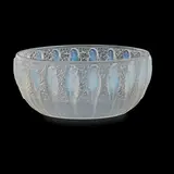 "Perruches" bowl by René Lalique, France, sold Sep 2018