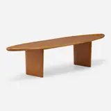 Coffee table, model 3304 by T. H. Robsjohn-Gibbings, 1955, bleached mahogany, sold Jan 2024
