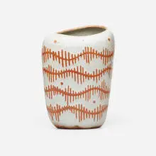 Vase by Modern, c. 1960, glazed stoneware, sold Jan 2024