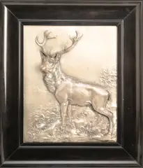 Stag in Landscape by Fritz Diller, offered May 2015
