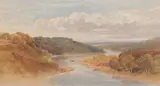The Tweed near Mertoun by William Leighton Leitch Ri, watercolour, offered Oct 2015