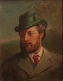 Thomas Jones Barker, Portrait of The Prince of Wales, oil on panel