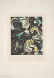 Franz Marc, Schöpfungsgeschichte II, 1914, Farbholzschnitt auf Japan